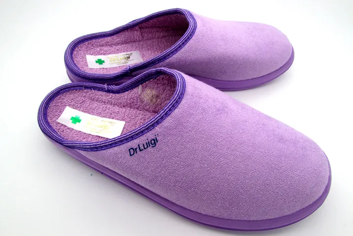 DR. LUIGI Papuče Frotir Lila - Slika 2