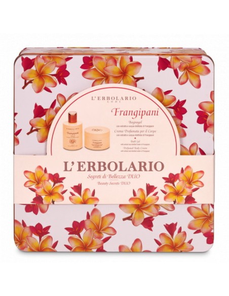 LERBOLARIO Frangipani Beauty Secrets Duo Promo paket u elegantnoj metalnoj kutiji - Slika 3