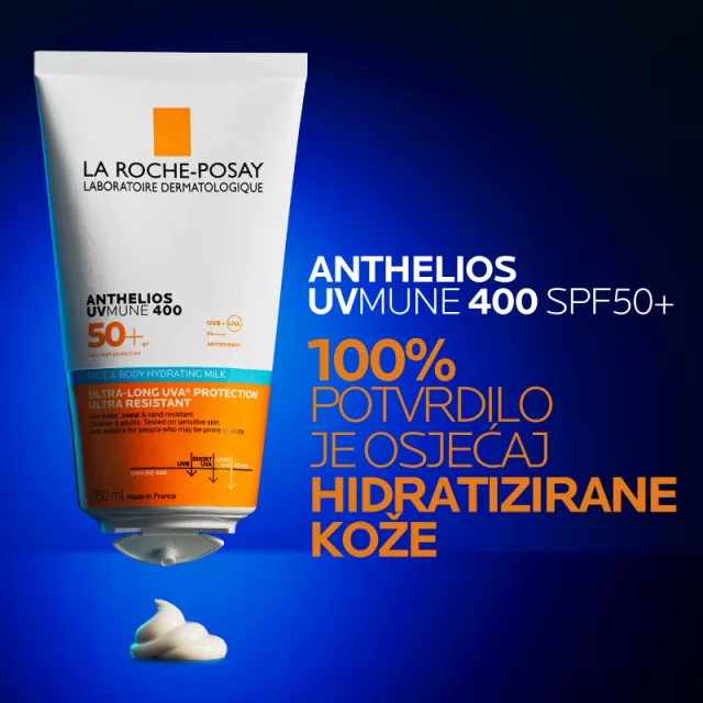 LA ROCHE-POSAY Anthelios hidratantno mlijeko SPF50+ 150 ml - Slika 3