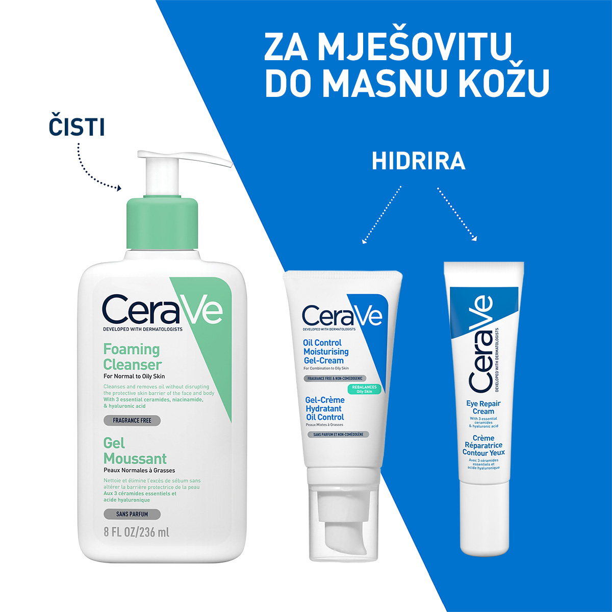 CeraVe Hidratantna gel-krema za masnu kožu 52 ml - Slika 3