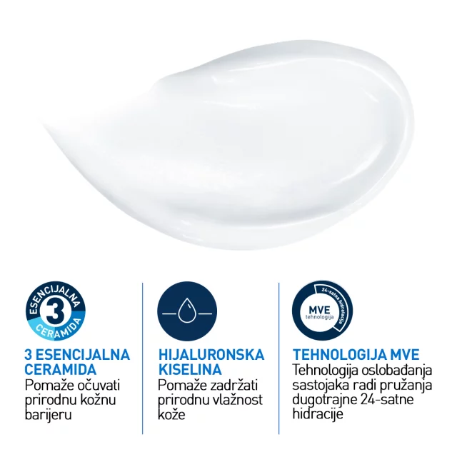 CERAVE HIDRATANTNA KREMA, ZA SUHU DO VRLO SUHU KOŽU, REFILL, 454ML - Slika 9