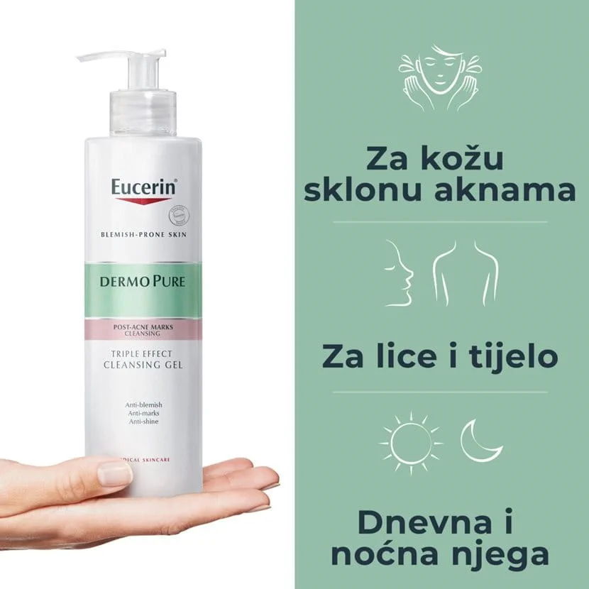 Eucerin Dermopure gel za čišćenje s trostrukim djelovanjem - Slika 2