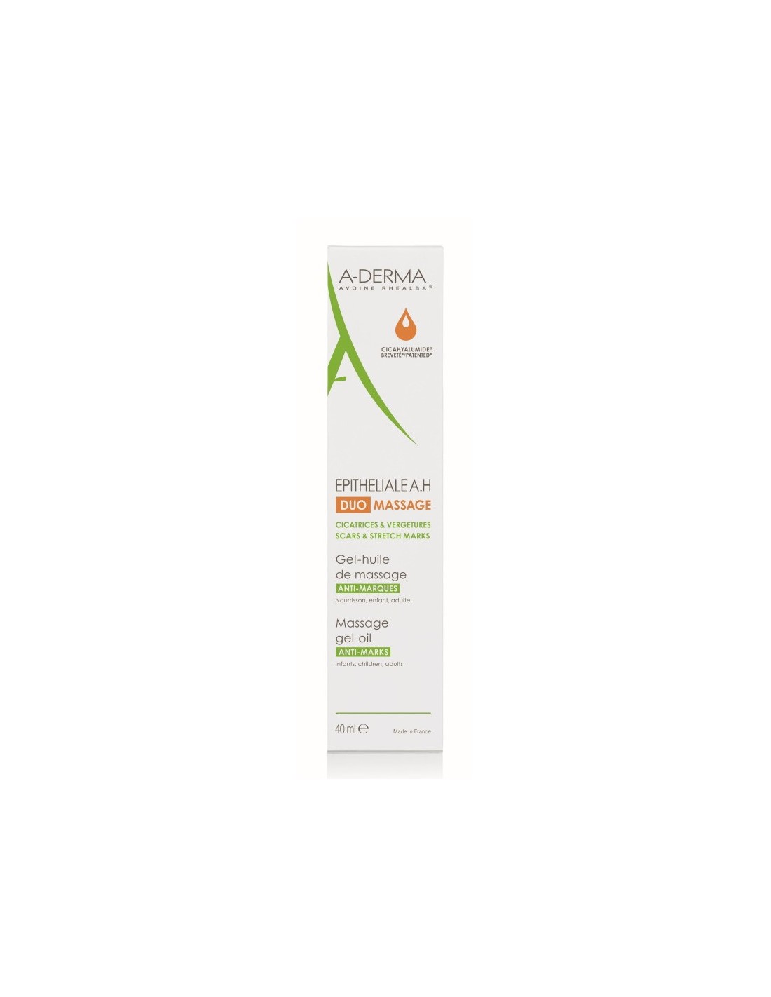 A-Derma Epitheliale A.H massage masažno gel-ulje 40 ml - Slika 2