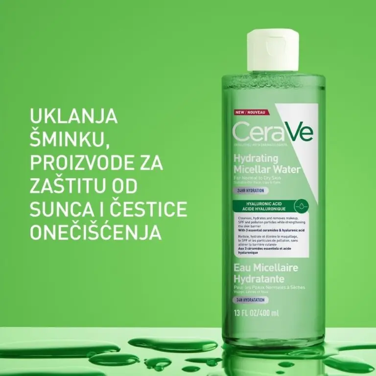 CERAVE HYDRATING MICELARNA VODA 400 ML - Slika 2