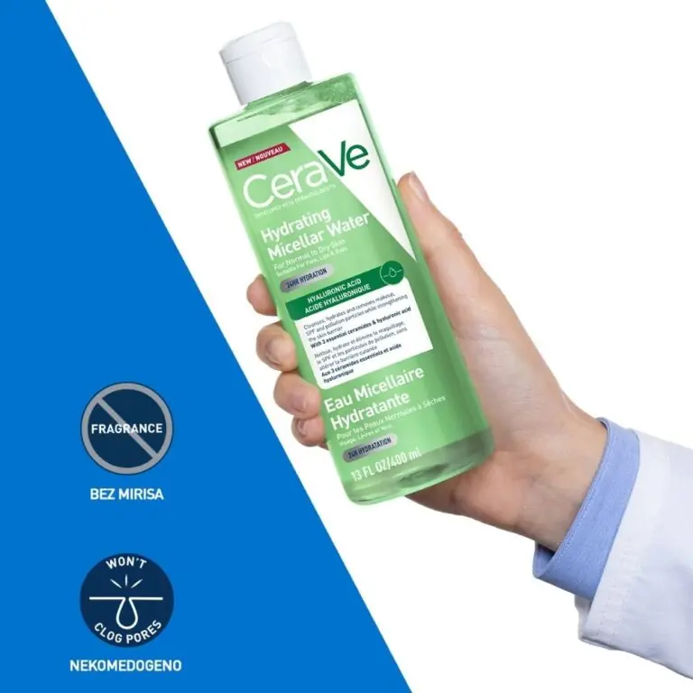CERAVE HYDRATING MICELARNA VODA 400 ML - Slika 3